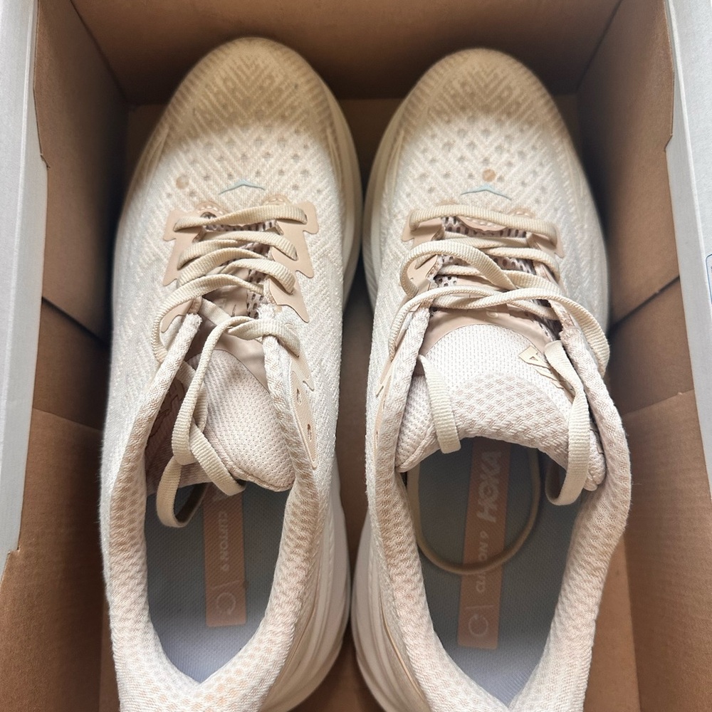 Hoka Women's Cream Running Shoes